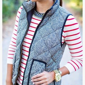 J. Crew Vest Herringbone